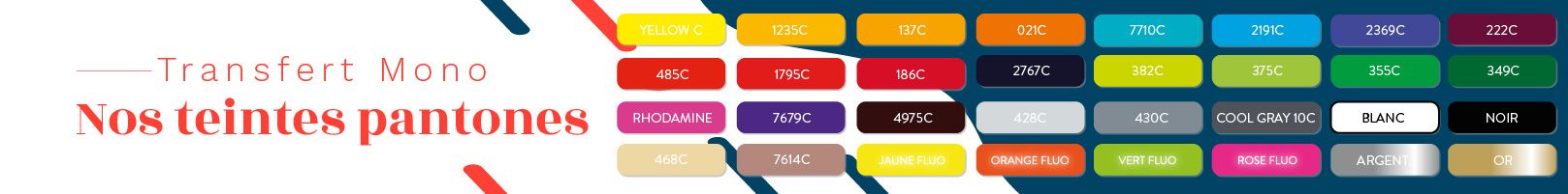 Banque de pantone