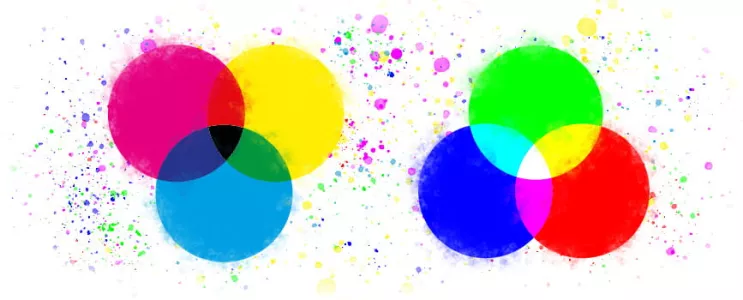 Colorimétrie RVB et CMJN