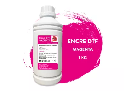 Encre Etik DTF Magenta bouteille de 1Kg